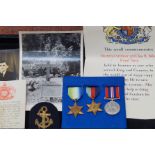 WWII medal group- Electrical officer Ronald Baker,