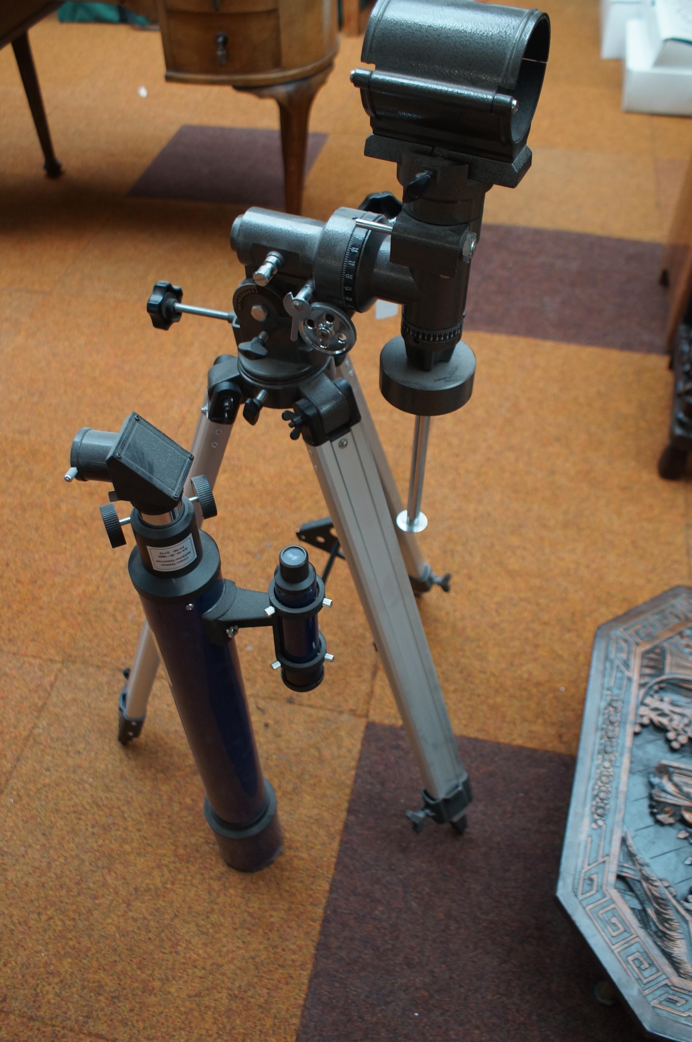 Skylux telescope with heavy duty tripod