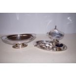 Collection of silver plated items