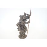 Bronze figure 'The Monkey king' Total Height 30 cm