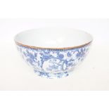 Royal Bon German jokio blue & white bowl, Hairline