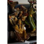 Large box of resin native Indians