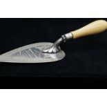 Silver presentation trowel