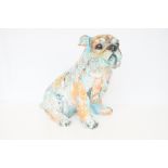 Large sitting bulldog Height 42 cm