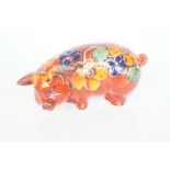 Anita Harris pig signed