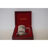 Royal Selangor pewter tankard in fitted case