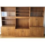 Danish Dyrlund mid century lounge wall unit, comes