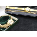 Ladies costume jewellery- watch & bracelet set tog