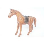 Leather horse Height 28 cm