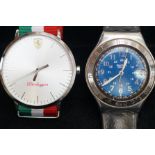 Swatch Irony together with a Ferrari wristwatch