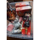 Box of Star Wars collectables