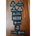 10x Scottish police lapel badges