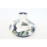 Moorcroft snow song vase