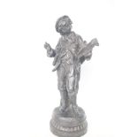 Spelter figure Height 42 cm