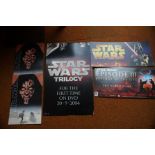 Star Wars cardboard cut out advertising boards