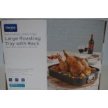 Denby large roasting tray with rack