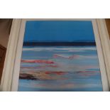 Large framed print, Winter Tide Cumbrae Archie Dun