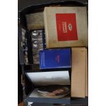 Box of flat ware & others