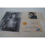 Signed photograph Johnny Weissmuller with coa (Tar