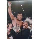 Mike Tyson autograph coa stamp on the back No 1037