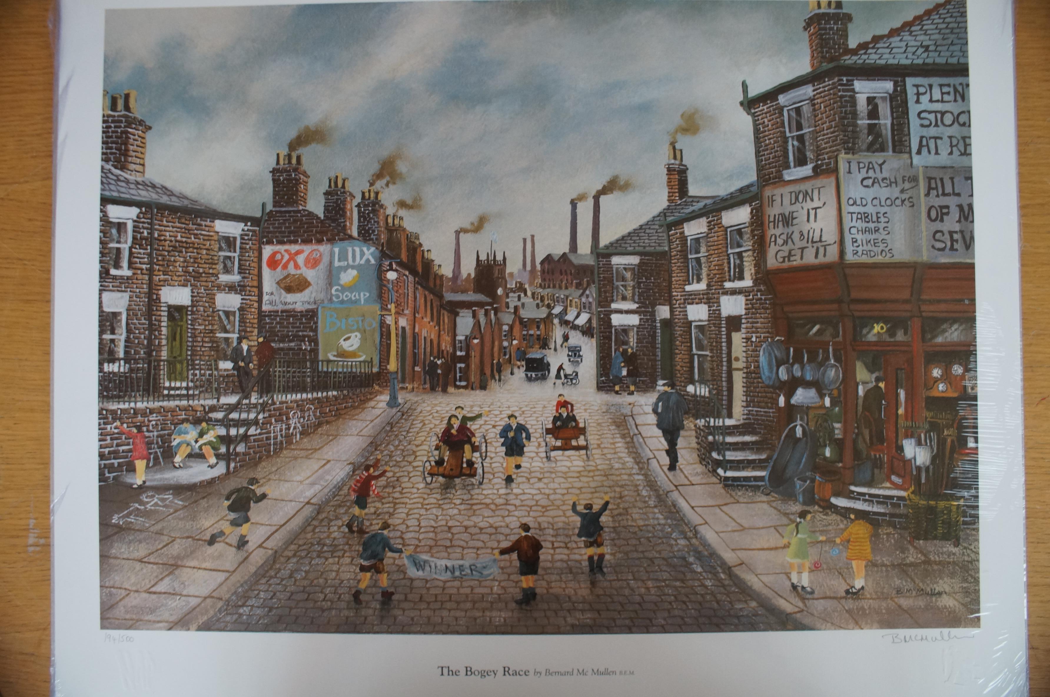 Bernard McMullen limited edition print with double