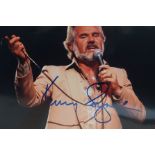 Kenny Rodgers signed picture coa from gaautograph.