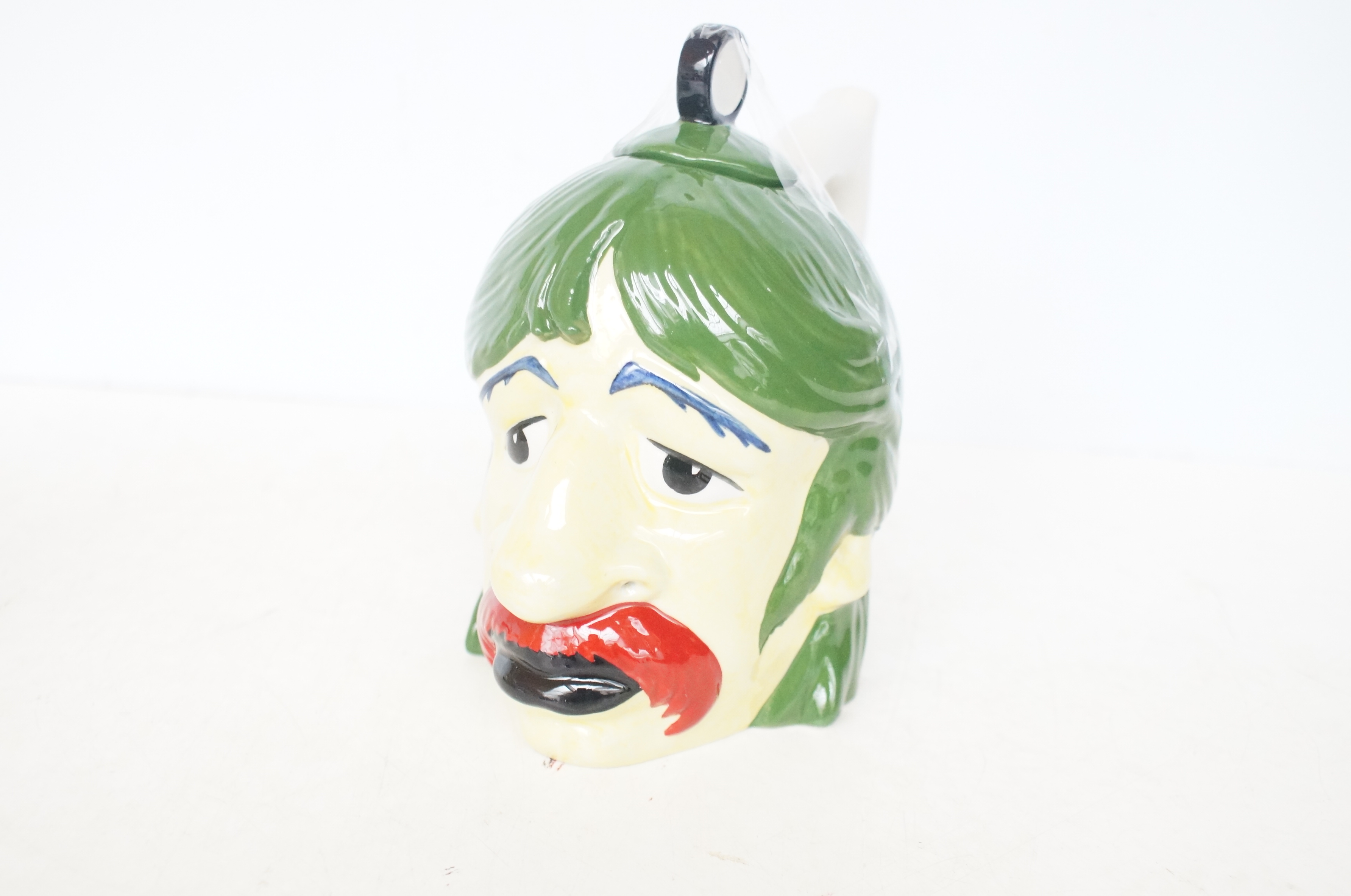 Lorna Bailey Beatles head teapot 'Ringo Star' sign