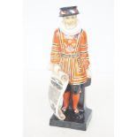 Royal Doulton rare beefeater figure Height 19.5 cm