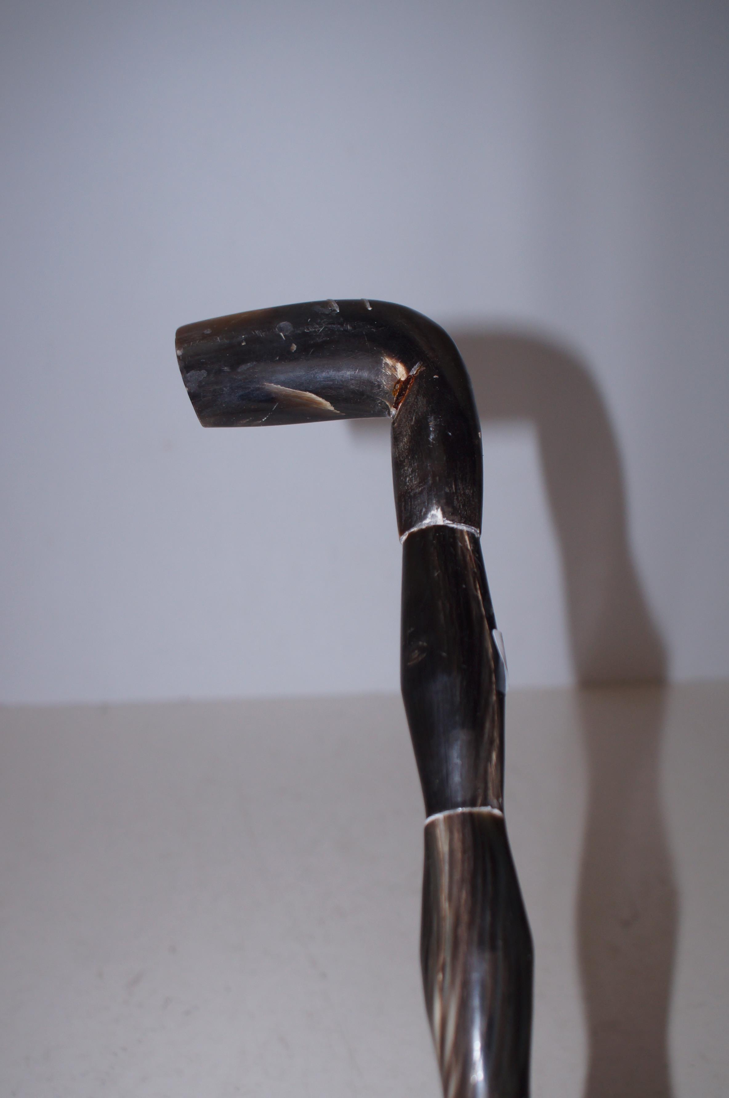 Antler walking stick