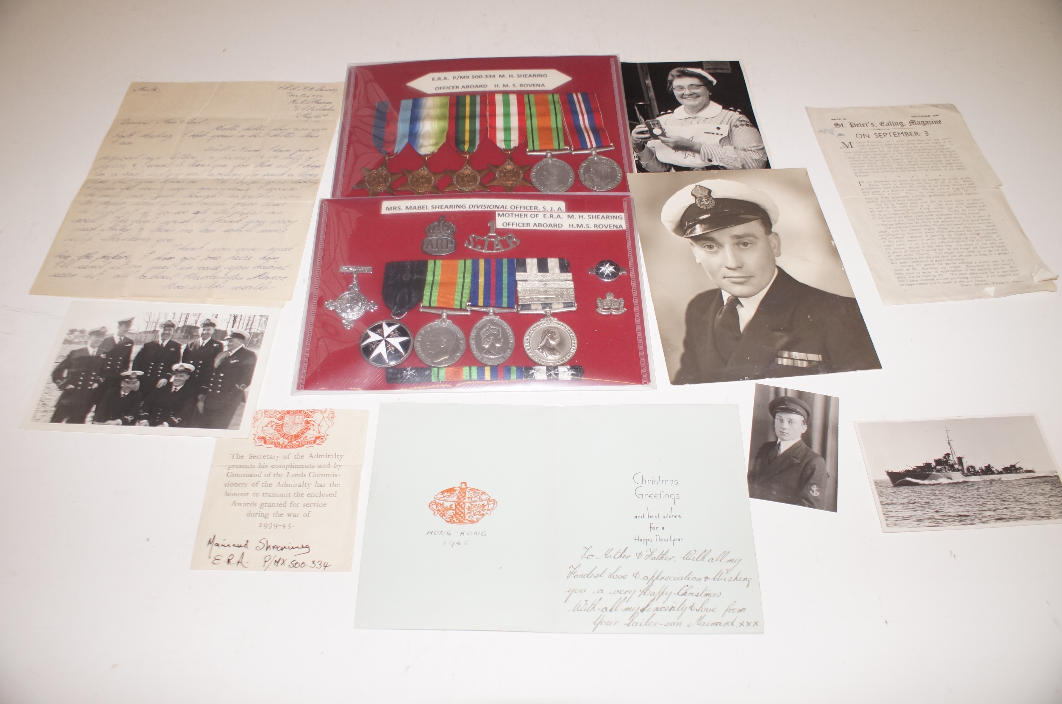 World War II Military medals, 1939 & 1945 star, At