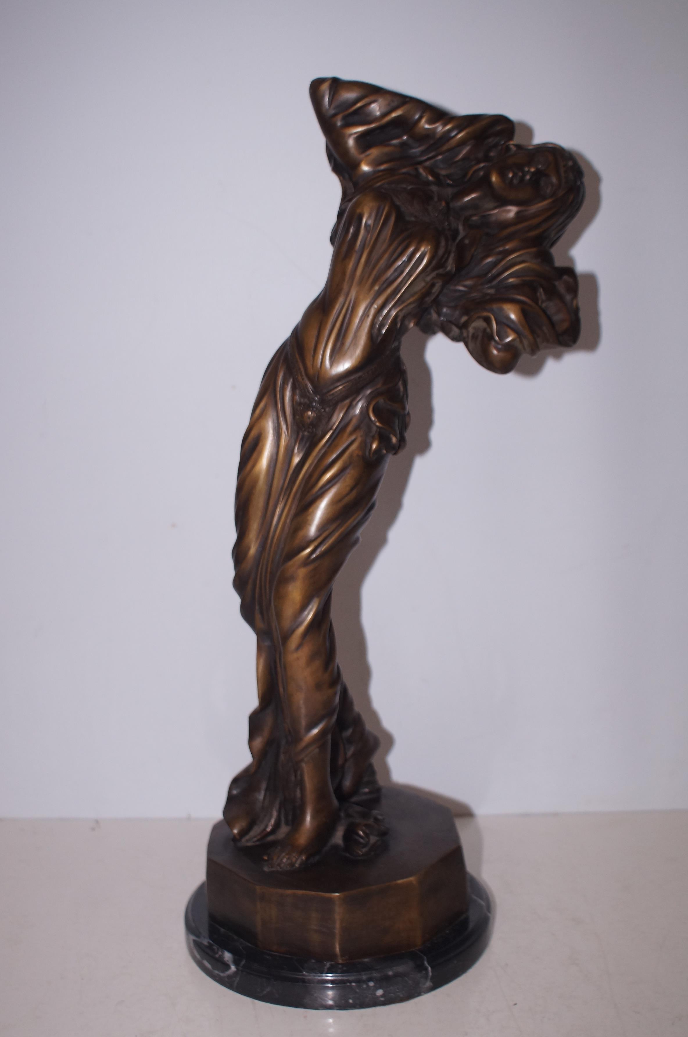 Large bronze lady figure Height 52 cm