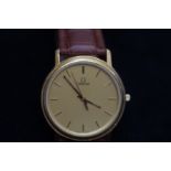 1983 Omega gents wristwatch, quartz movement, curr