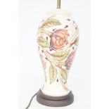 Moorcroft large lamp Height 49 cm