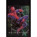 Spider Man Tops trading card signed by Stan Lee wi