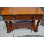 Victorian 2 drawer writing desk