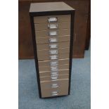 13 Drawer metal filing cabinet