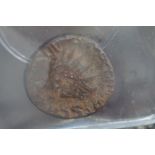 Roman bronze coin - Bakbakous radiate
