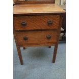 Oak set of 2 drawers