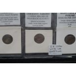 Lot of 3 coins, cambodia 1800, punjab 1190 & Austr