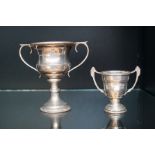 2 Silver presentation trophy's dated 1938