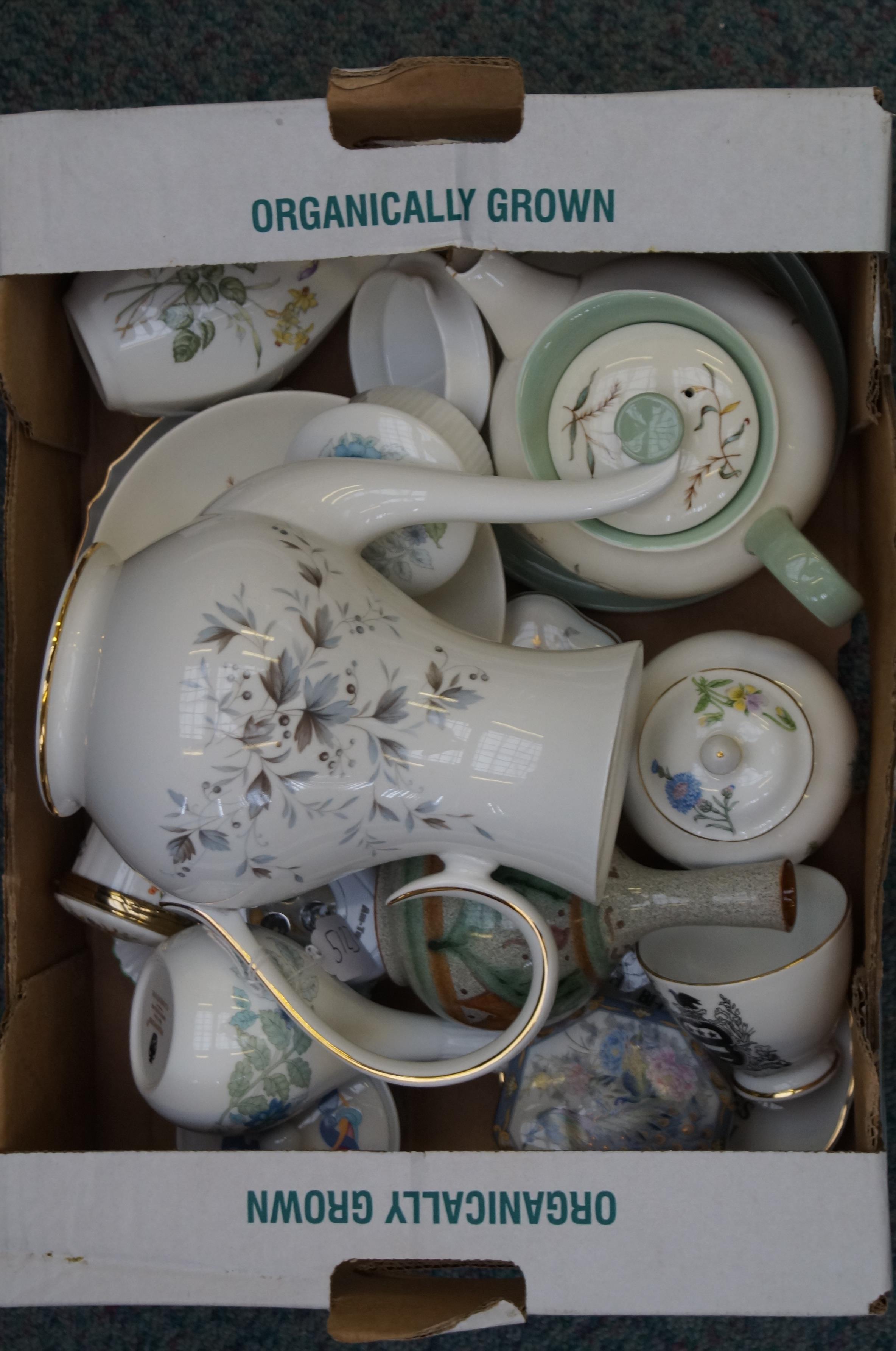 Box of ceramics