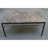 Granite top coffee table