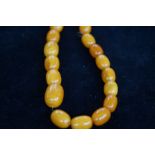 Amber butterscotch necklace