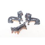 Beswick & Wedgwood dachshunds