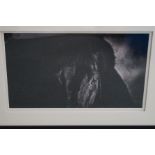 Framed & mounted modernist picture of a horse by S