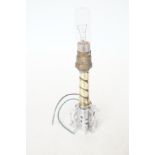 Trench art bomb lamp Height 16 cm without bulb