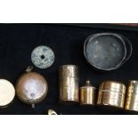 Collection of Chinese brass ware & others