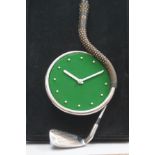 Golfing wall clock