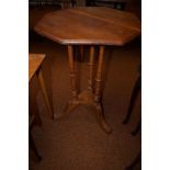 Octagonal wine table