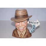 Nigel Farage Toby jug limited edition Height 18 cm